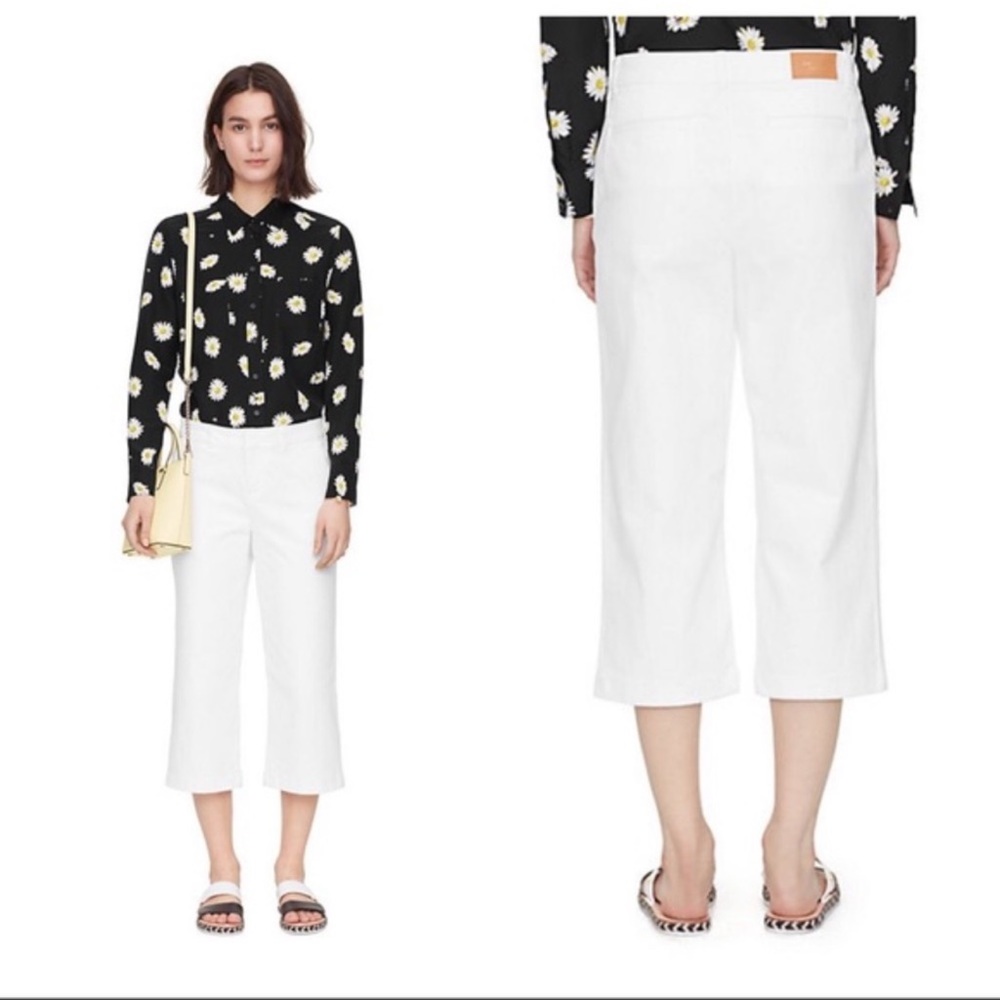 Kate Spade whit capri jeans NWOT - Picture 2 of 4